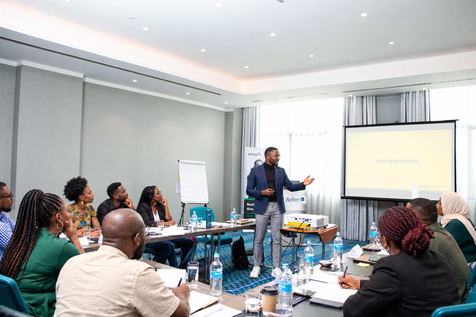 A Vivi's Innovations training cohort in session